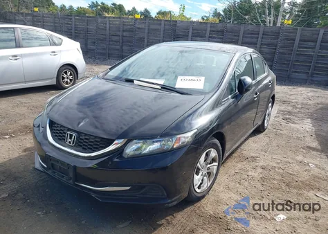 2013 Honda Civic Lx z USA, uszkodzony, nr VIN 2HGFB2F59DH587837